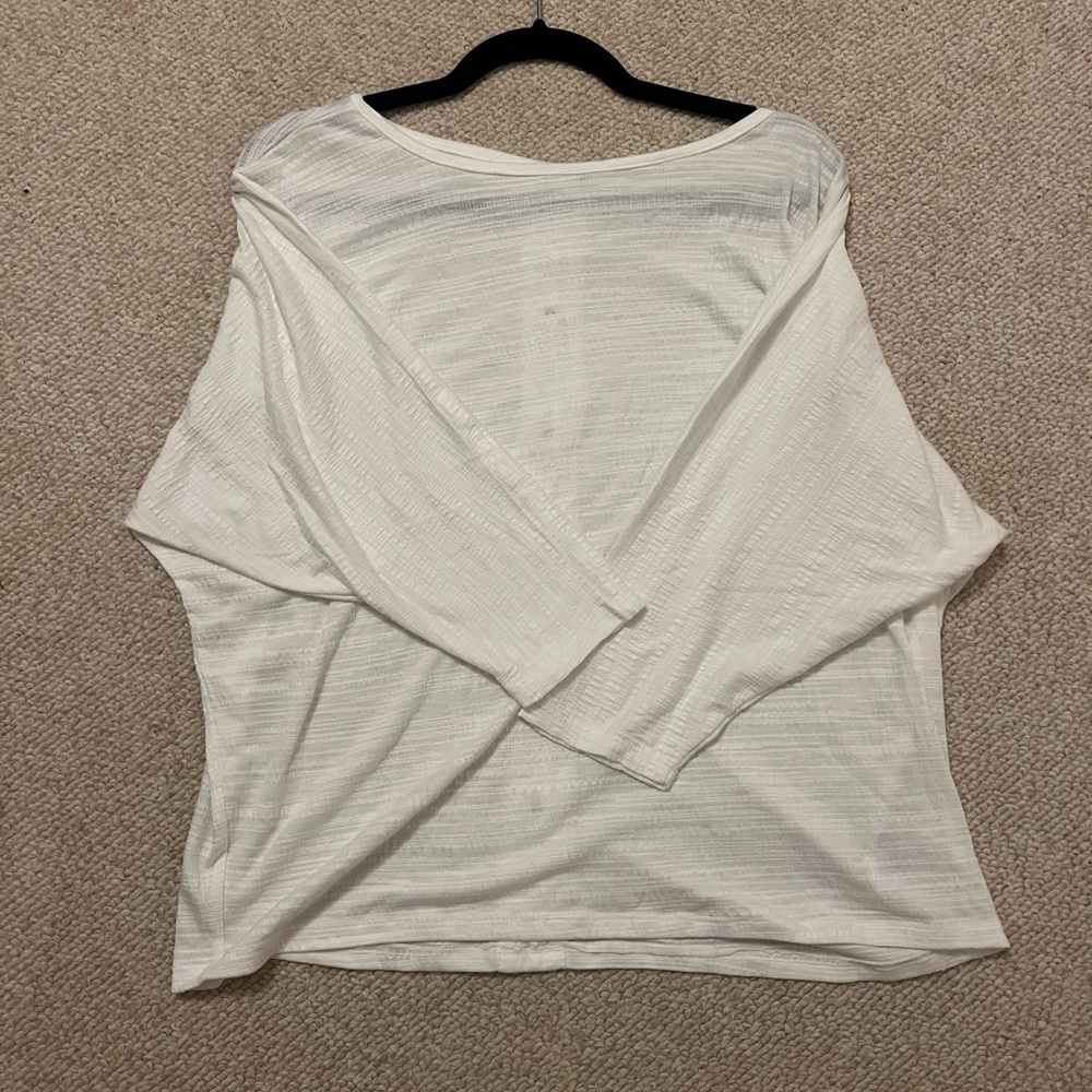 Madison Off-White Button-Down Blouse - Picture 2 of 4